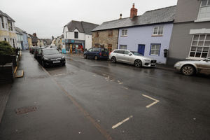 The space on Church Street has faded markings and no sign.