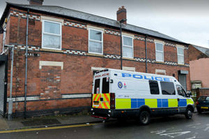 Police in Earl Street today