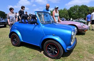 WALSALL COPYRIGHT NATIONAL WORLD TIM THURSFIELD -13/07/25 The Classic Car Show at Walsall Arboretum.