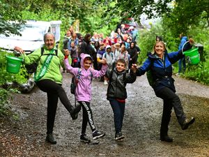 Supporting image for story: The heart-warming reason Telford pupils climbed the Wrekin and formed a giant heart