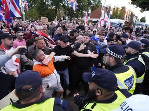 Supporting image for story: Three arrested after Epping hotel protesters march on council offices
