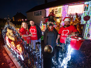 Supporting image for story: 80,000 Christmas lights make for a dazzling show in Dawley