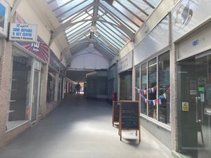 Fountain Arcade during a morning\'s open hours is short of choppers according to traders. Picture Martyn Smith/LDRS free for LDRS use