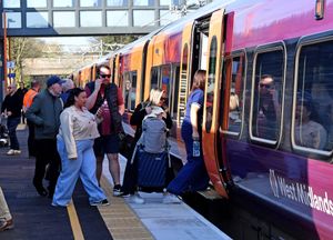 Willenhall railway station is open for the first time.