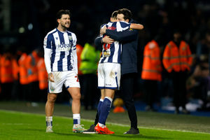Ryan Mason has forged a strong relationship with Albion players despite some disappointing results. (Photo by Adam Fradgley/West Bromwich Albion FC via Getty Images)