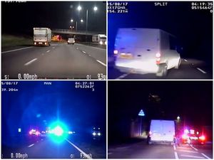 Supporting image for story: WATCH: Driver leads police on dangerous 100mph chase on M6