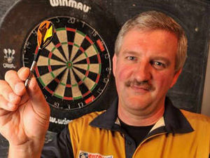 Supporting image for story: Wayne Jones gets a new set of darts