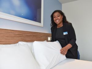 Supporting image for story: Erica is poster girl for working parents