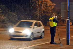 Police set up cameras along routes in the surrounding area to catch speeding drivers