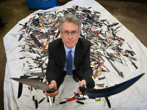 Supporting image for story: More than 1,300 deadly weapons set to be destroyed after being handed in