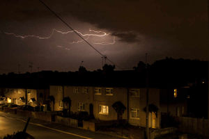 Lightning over Dudley, captured by reader Demi-leigh Freeman