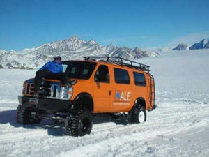 Supporting image for story: Shropshire mechanic Finn completes South Pole road trip