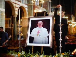 Supporting image for story: Mourners at Westminster Cathedral remember Pope as ‘voice for peace’