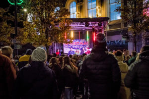 Newport Christmas lights switch on 2024. Photo: I&L Photography