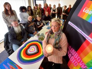 Supporting image for story: Vigil held in Wolverhampton in memory of teenager Brianna Ghey one week after park attack