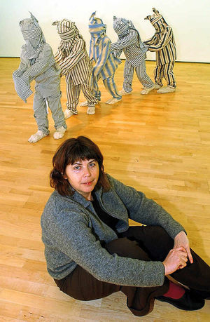 Gallery director Amanda Farr