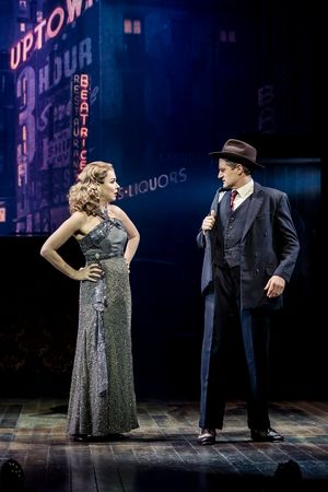 Claire Sweeney and Tom Chambers. Photo by Richard Davenport