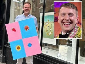 Supporting image for story: Comedian and artist Joe Lycett provides fruity contribution to charity auction in Shrewsbury