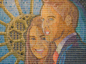 Supporting image for story: Stamp artist's tribute to William and Kate