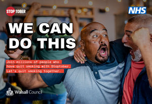 Let's quit smoking together is this year's theme for Stoptober.