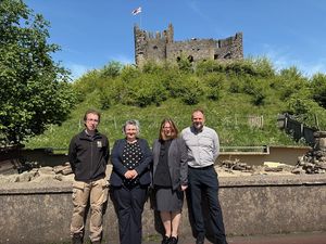 Dawn Cash and Jessica Bird of Waldrons Solicitors with Jon Ashfield of Dudley Zoo & Castle