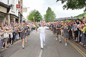 Supporting image for story: Olympic torch visits Telford - in pictures