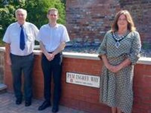 Supporting image for story: Pedestrian ramp named in honour of one of those who campaigned for it