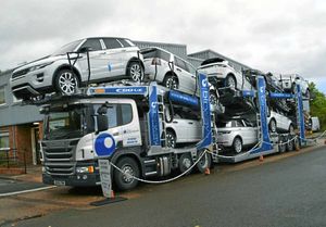 The new Birway car transporter