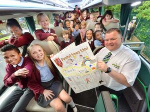 Supporting image for story: M6 bus inferno: Driver who helped save youngsters is thanked