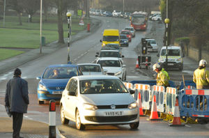 Works delays – frustration for drivers as traffic queues along Merridale Road in Wolverhampton