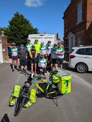 St John Ambulance cycle responders