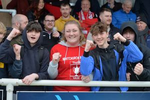 Around 1,300 fans turned out to watch Whitchurch Alport against Newport Pagnell