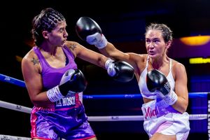 Mia Holland during the BCB March Madness boxing at The Hangar (Picture: Manjit Narotra/BCB Promotions)