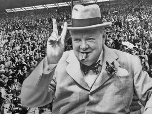 Supporting image for story: Molineux crowds roar for Last Lion Churchill