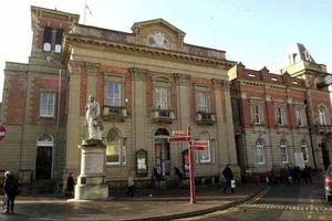 Kidderminster Town Hall located in a conservation area of Kidderminster
