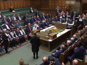 Supporting image for story: MPs stage protest during stormy ceremony to suspend Parliament for five weeks