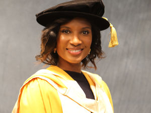 Supporting image for story: Midlands athletics legend Dame Denise Lewis 'beside herself with pride and joy' as she receives honorary doctorate from university 