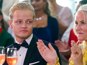 Marius Borg Hoiby and Crown Princess Mette-Marit pictured in 2022