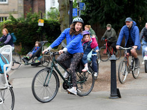 Supporting image for story: Kidical Mass: 10 heartwarming photos as people of all ages enjoy safe, secure cycling in Shrewsbury