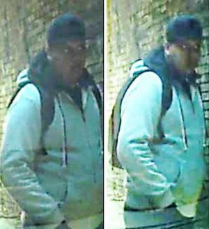 The suspect police are hoping to identify