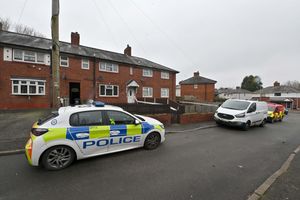 The scene in Green Park Road. Photo: Steve Leath