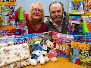 Supporting image for story: Caring couple and their customers boost Shropshire Star toy appeal