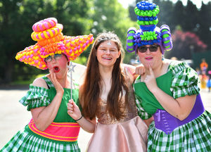 Kim Garner, Bethany Bourne and Megan Jones from Nova Panto Group.