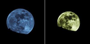 The huge moon. Photos: Ste Sloan