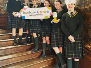 Supporting image for story: School pupils in Ludlow raise hundreds for hospice with bake sale