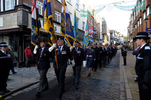 The Shrewsbury Remembrance Sunday parade