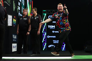 'Rapid' Ricky Evans at the 2025 Mr Vegas Grand Slam of Darts in Wolverhampton (Picture: Kieran Cleeves/PDC)