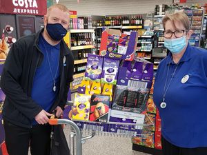 Supporting image for story: Easter egg donation to food bank