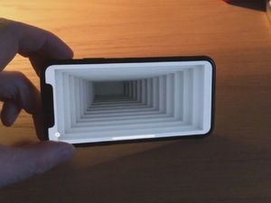 Supporting image for story: This remarkable optical illusion app turns the iPhone X into a 3D hole
