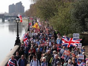 Supporting image for story: Brexiteers march ahead of vote on Theresa May’s Withdrawal Agreement